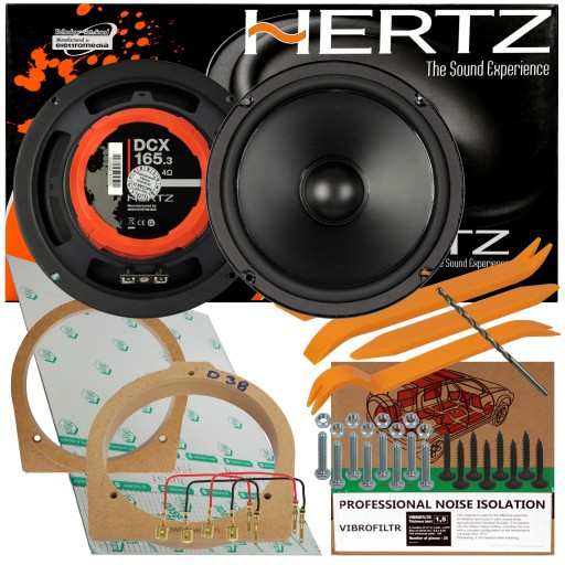 HERTZ БАСОВЫЕ ДИНАМИКИ HONDA ACCORD CIVIC 7 РАССТОЯНИЕ