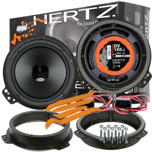 Hertz басовые колонки AUDI A4 B6 B7 спереди и сзади DY