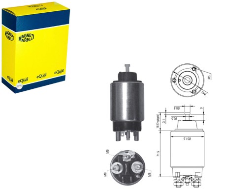 940113050319 - Электромагнитный выключатель стартера магнети марелли