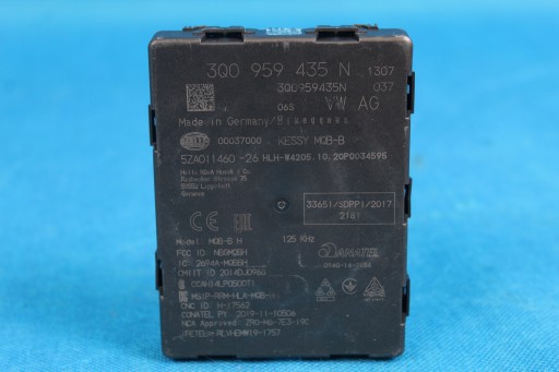 3Q0959435N - Сиденье ateca fr 21r контроллер kessy stop модуль