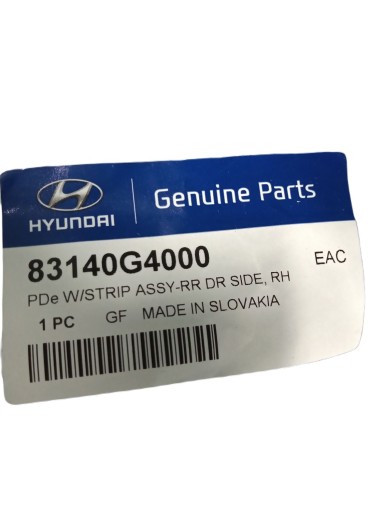 83140G4000 резиновое уплотнение двери OE HYUNDAI i30