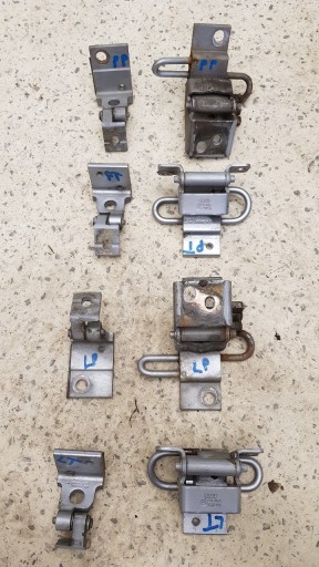 1234 - Комплект передней задней двери Audi A4 B5