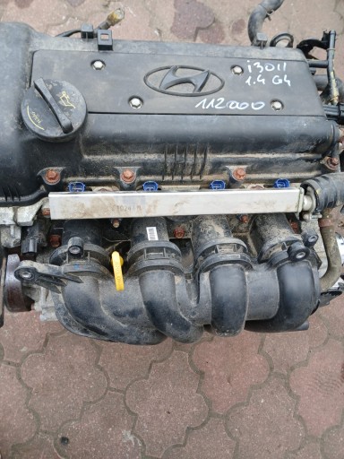 Двигун g4fa 1.4 бензин 2010- hyundai i30 ii ix20 kia ceed venga 112000км