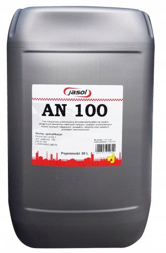 Масло машинне jasol lan 100 30л.