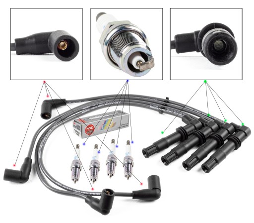 ZPR_53-0065_7968 -2 - Дроти + свічки ngk vw bora i 1 1.4 16v 00-05