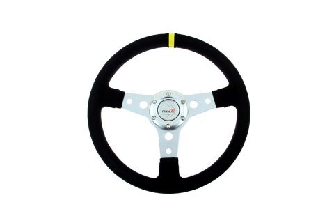 Руль Pro 350 мм смещение: 0 мм замша Черная