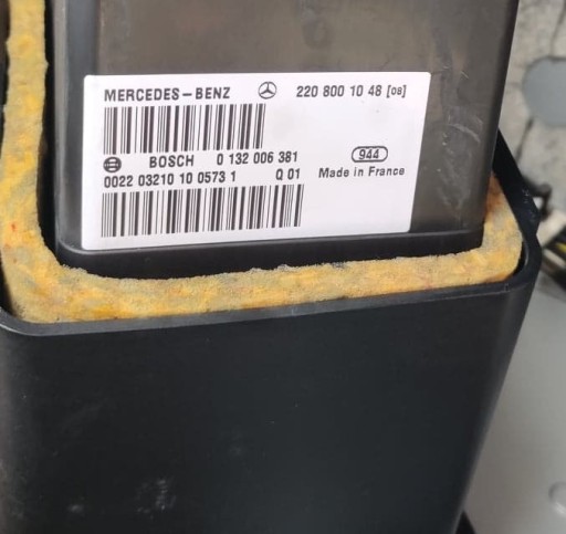 Насос центрального замка mercedes w215-w220 лифт