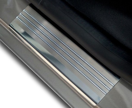 CITROEN DS5 с 2011 года накладки на пороги-сталь +