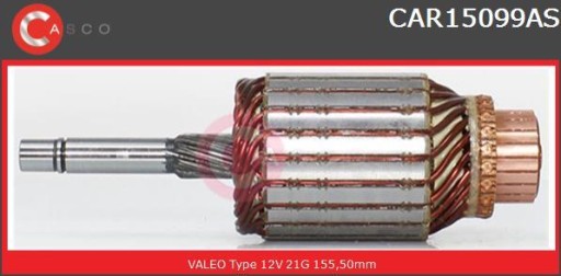 CAR15099AS - Ротор стартера