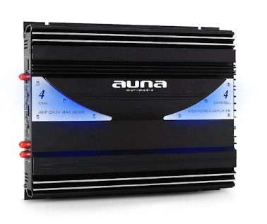 4-канальний автомобільний підсилювач AUNA AMP-CH04