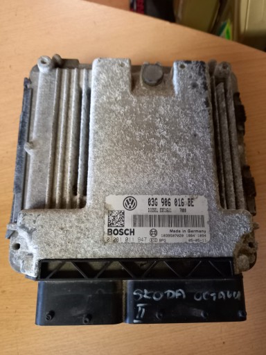 1.9 - Компьютерный контроллер двигателя skoda octavia ii 2 1.9tdi 03g906016be 0281011947