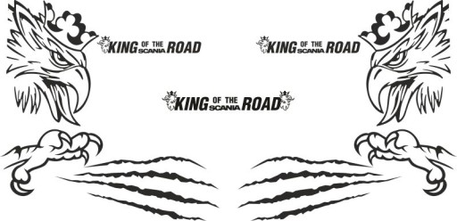 Наклейки шпон SCANIA TOPLINE_v31_green