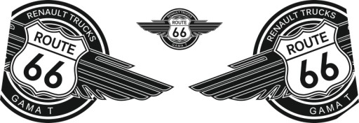 Наклейки RENAULT GAMA T _ _ _ Polymer _ V6 _ green