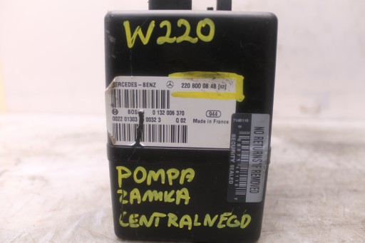 Насос центрального замка mercedes w220 2208000848