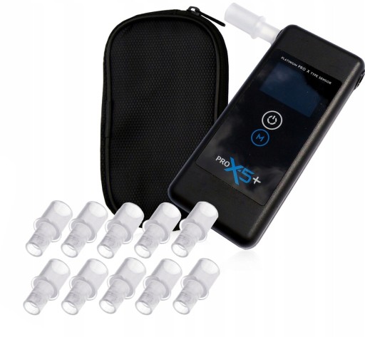 АЛКОТЕСТЕР PRO X - 5 + КАЛІБРУВАННЯ 12 МУНДШТУКІВ GWAR 5 РОКІВ