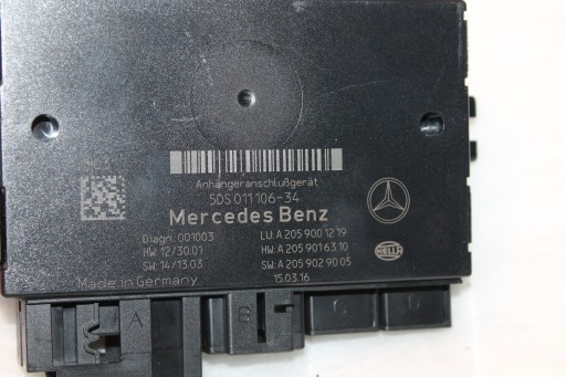 A2059001219 - Крюк модуль mercedes w253 w205 w166 eqc n293 w213