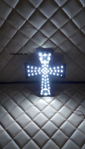 СВЕТОДИОДНАЯ ТАБЛИЧКА 24 В TIR CROSS СВЕТЯЩИЙСЯ БЕЛЫЙ