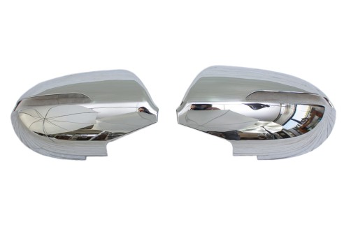 KIA SPORTAGE III SL 10-15 ХРОМОВАНІ НАКЛАДКИ НА ДЗЕРКАЛА