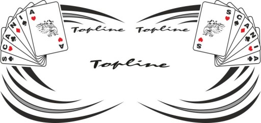 Наклейки шпон SCANIA TOPLINE_v10_green