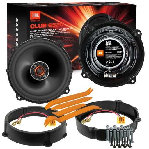 JBL CLUB 6520 КОЛОНКИ ALFA ROMEO 147 159 ПЕРЕДНЯЯ ЗАДНЯЯ