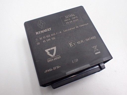 Модуль контролера гачка 8201652645 dacia logan ii 16 р.