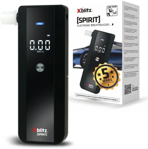 Алкотестер Xblitz Spirit калибровка 5 лет гарантии