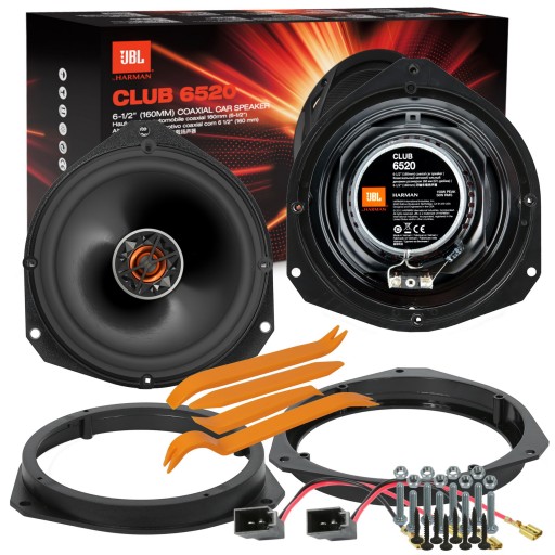 JBL CLUB 6520 КОЛОНКИ FIAT GRANDE PUNTO ПЕРЕДНЯЯ DYS
