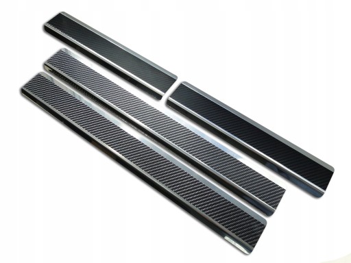 Накладки на пороги Carbon Audi Q7 4L 2005-2015