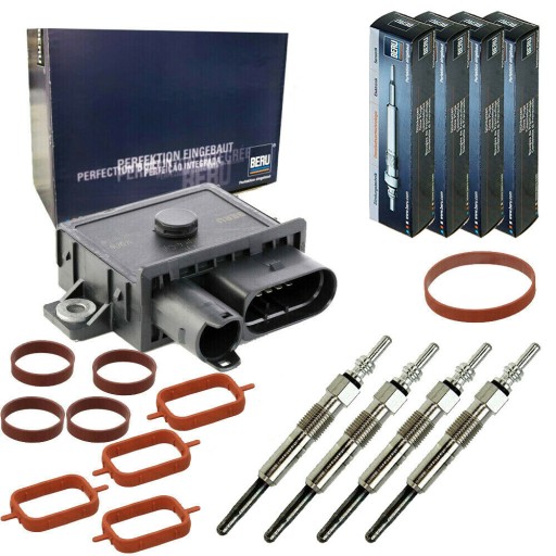 MKCB1001799.PLCO - Комплект контролера beru gse101 + 4х свічки + ущільнювачі