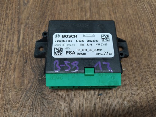 Peugeot citroen 0263004886 паркувальний модуль