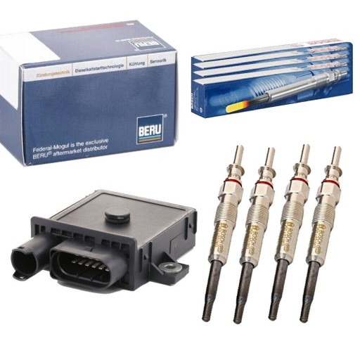 MKCA1001780.PLCO - Beru gse101 реле свічок розжарювання + 4х свічки