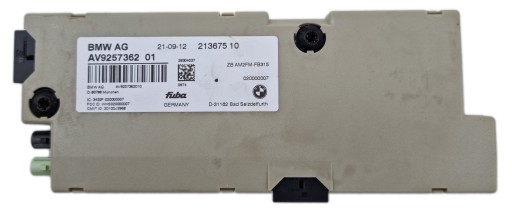 21367510 - BMW F02 F01 LCI LIFT модуль усилитель антенны