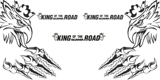 Наклейки шпон SCANIA TOPLINE_v33_green