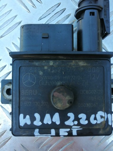 Контроллер свечей накаливания a6461532579 w211 2.2 cdi