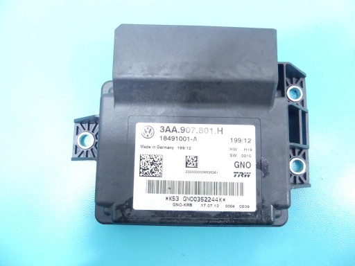 3AA907801H - Контролер модуля ручного гальма passat b7