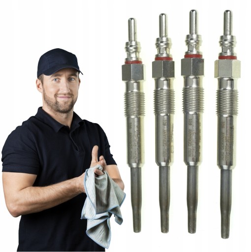 52 - Комплект свічок розжарювання ngk audi a4 8p a4 b6 b7 1.9tdi brb d-power52 4 шт.