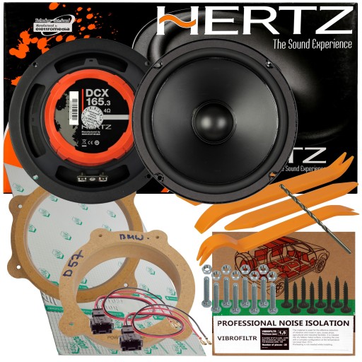 Hertz басові динаміки BMW 3 E46 компактний передній