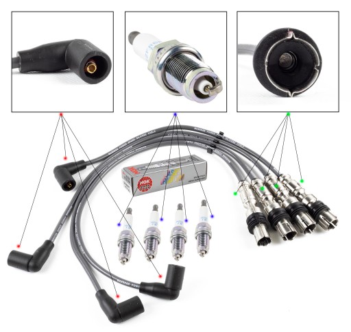 ZPR_53-0147_97153 - Провода+свечи ngk audi a1 1.2 tfsi 10-15