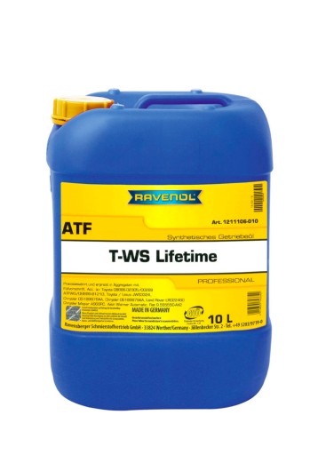 Ravenol atf t-ws lifetime oil 10л+ безкоштовно