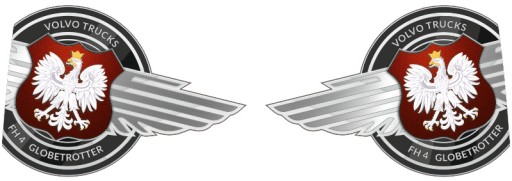 Наклейки VOLVO FH4 _ v16_ _ _ полимер _ green