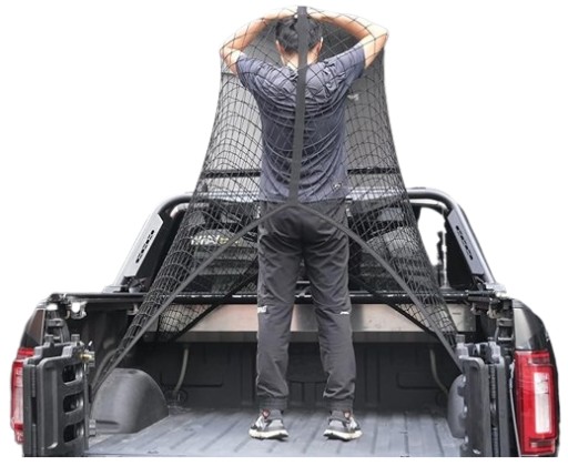 Вантажна сітка для багажника пікапа для фіксації вантажу при перевезенні