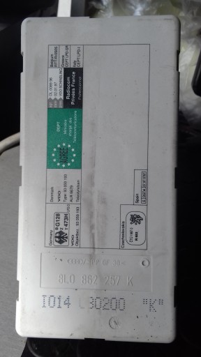 Audi oe насос центрального замка 8l0862257k