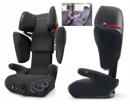 АВТОКРІСЛО TRANSFORMER X-BAG ISOFIX CONCORD BLACK