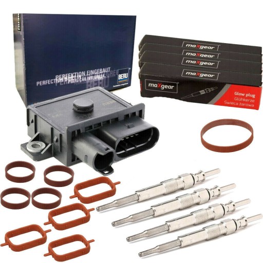 MKCB1001798.PLCO - Комплект контролера beru gse101 + 4х свічки + ущільнювачі