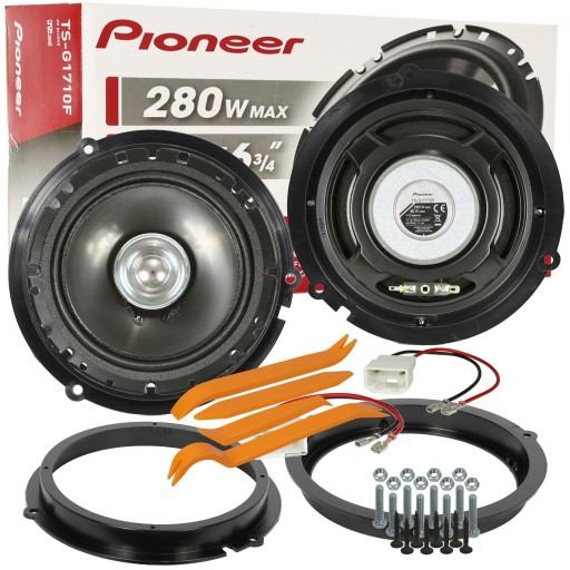 PIONEER ДИНАМИКИ FORD FIESTA 7 KA 3 СПЕРЕДИ И СЗАДИ