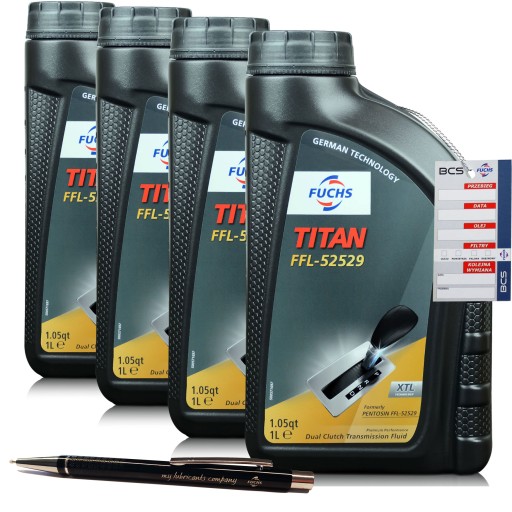 Масло fuchs titan ffl-52529 4 литра для коробки передач с двойным сцеплением vw g055529 4л