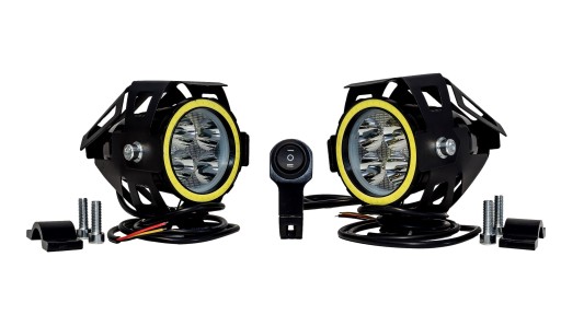 Галогены с кольцами 4 x CREE LED 8000 lm переключатель