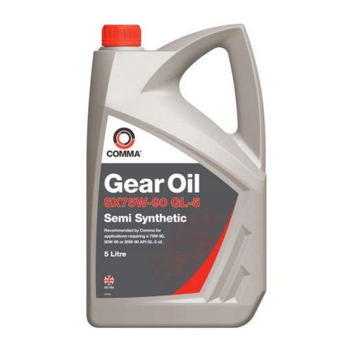 Полусинтетическое трансмиссионное масло comma sx 75w90