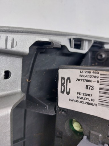 RÁM konzola střední OPEL CORSA D