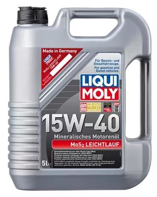 МАСЛО LIQUI MOLY 15W40 5л MOS2 LEICHTLAUF